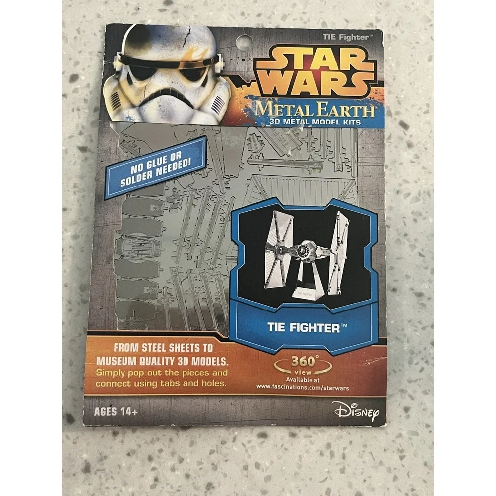 Star Wars Disney Destroyer Droid And Tie Fighter Metal Earth‎ 3D Model Kits
